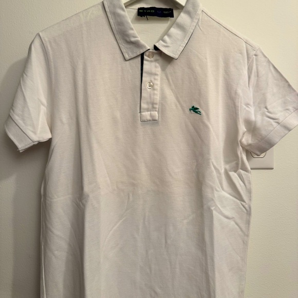 Etro white polo for men. 10/10 condition - Picture 1 of 1